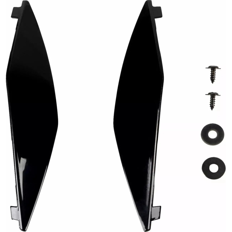 Icon Domain Helmet Side Covers Black
