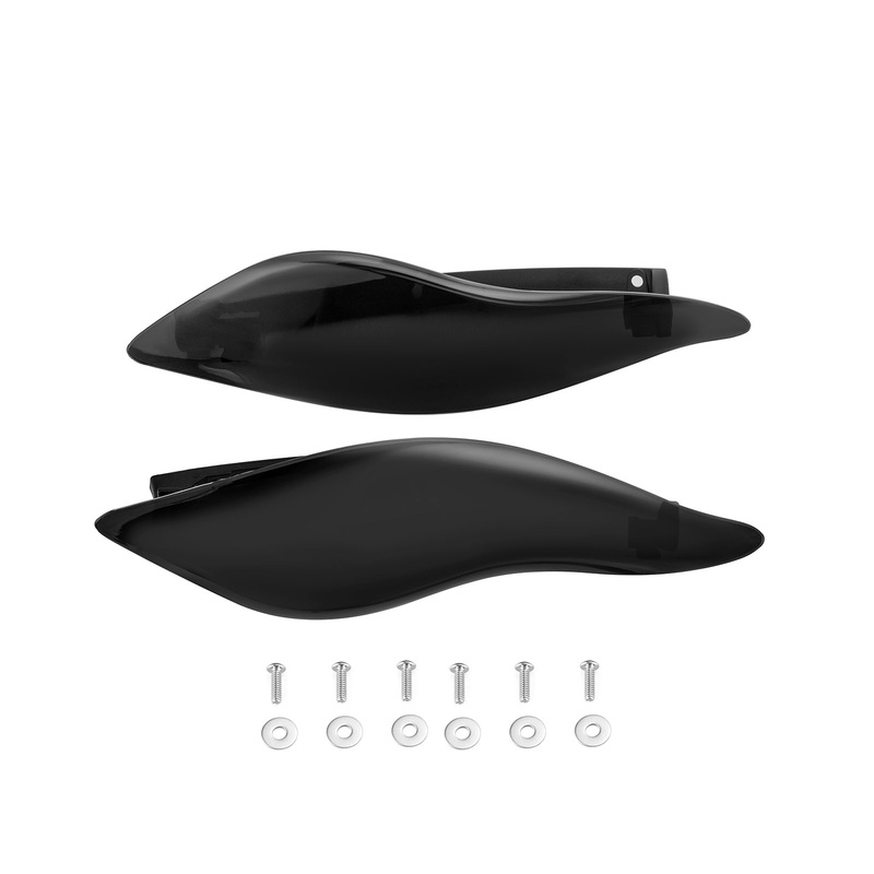 2014-2023 Harley Street Glide Road King Bolt-on Adjustable Fairing Side Wings Air Deflectors