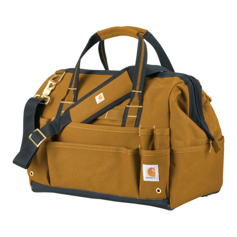 Carhartt 16-Inch 30 Pocket Toolbag Carhartt Brown – 40.6 x 30.5 x 24.1 cm