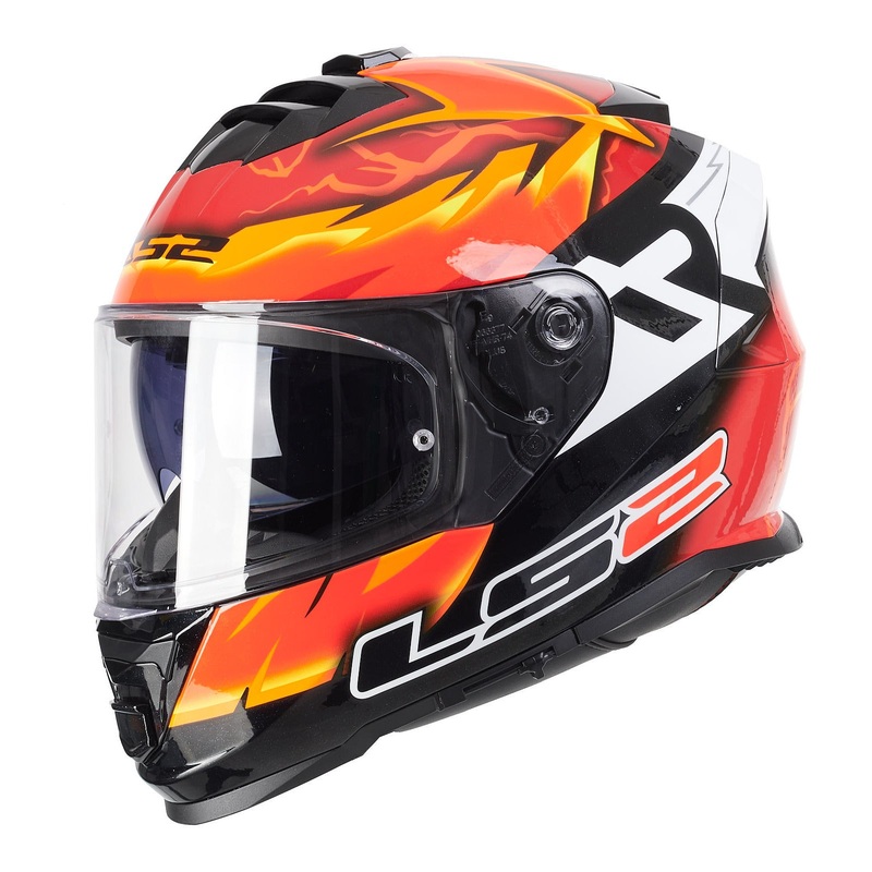 LS2 FF800 Storm II Replica Rinaldi Helmet – Orange 06