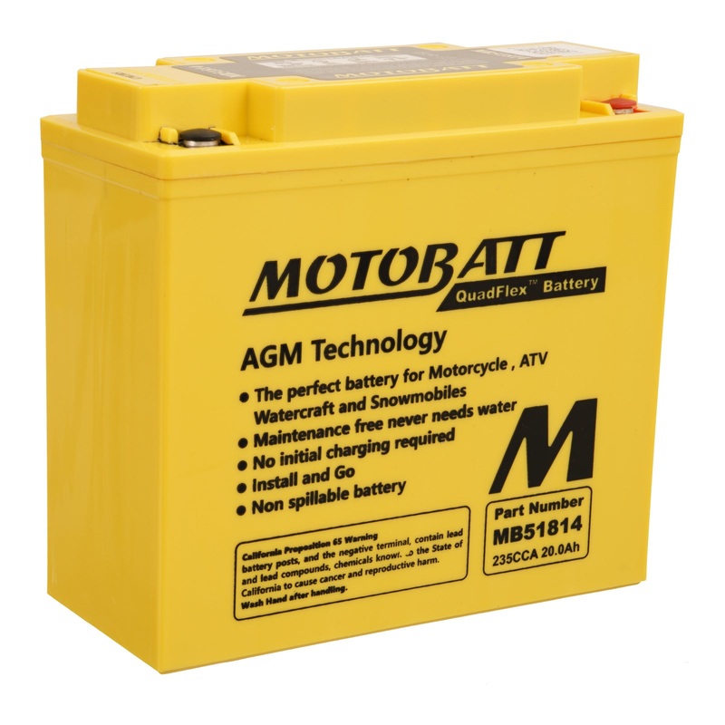 Motobatt Battery Quadflex AGM – MB51814