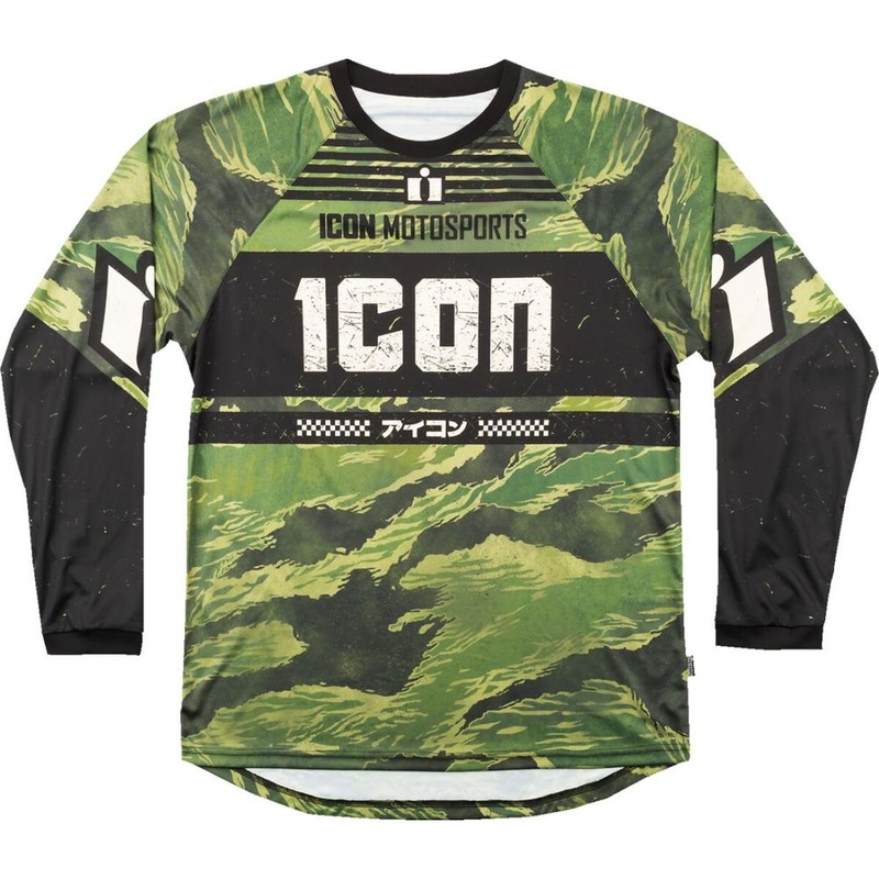 Icon Tigers Blood Jersey Camo Green