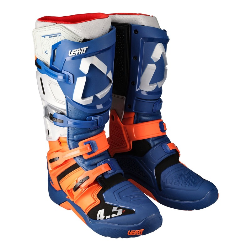 Leatt 4.5 Enduro Boot – Blue / Orange / Grey