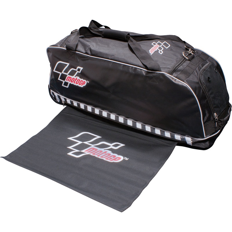 MotoGP Kit & Helmet Bag With Travel Wheels And Rollaway Changing Mat – 90 Liter