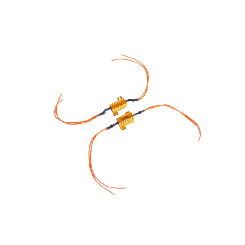 Set of 2 resistors for 12V or flashing light