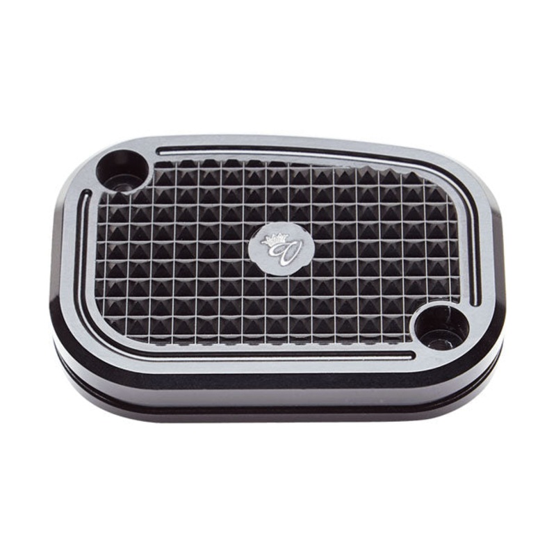 Vity”S Design, Diamond Handlebar Master Cylinder Cover. Blck