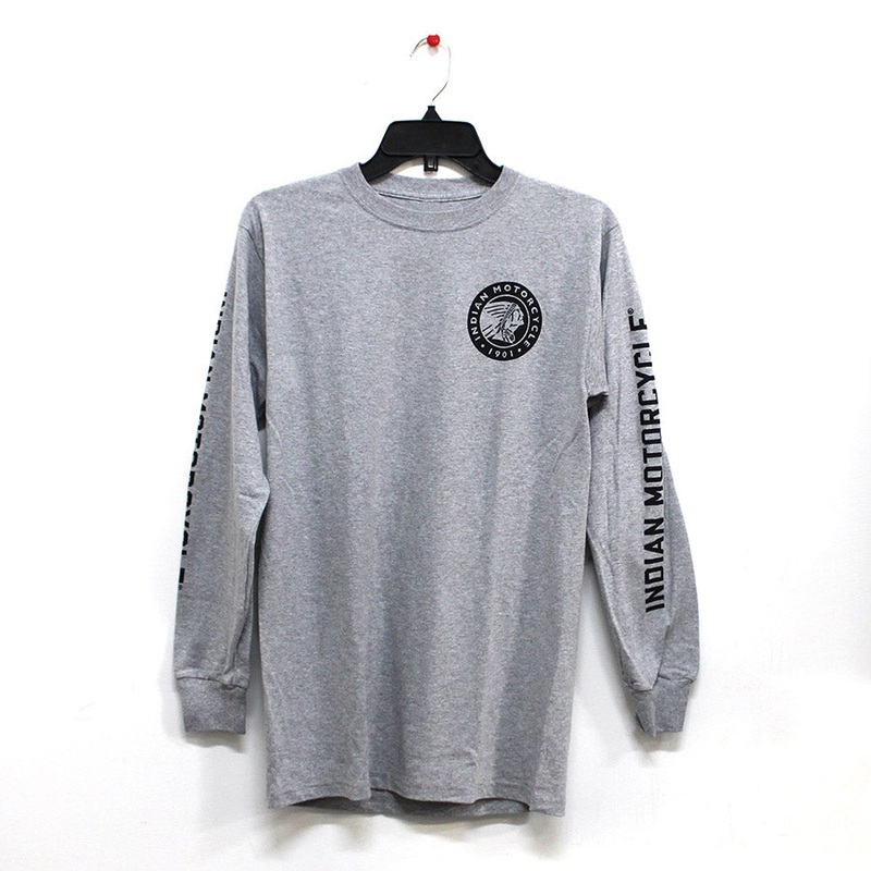 LIGHT GREY LONG SLEEVED DEALER TEE
