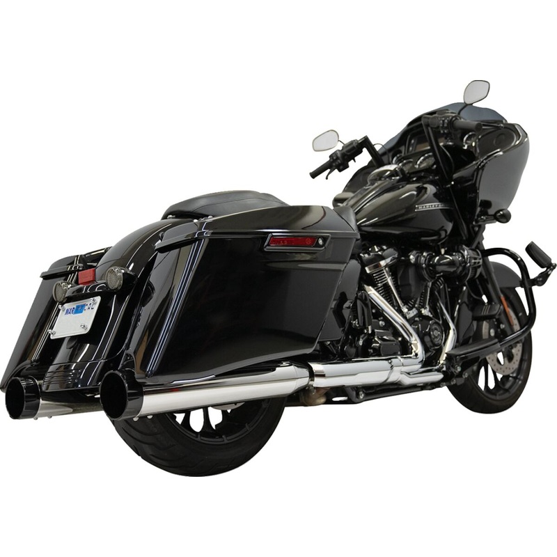 4.5″ Straight Exhaust System, Chrome – 17-25 Touring