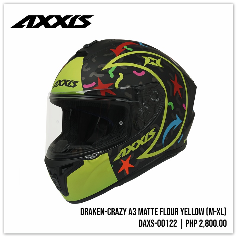 Draken – Crazy A3 Matt Fluor Yellow
