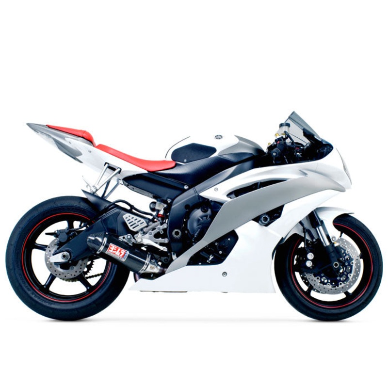 YZF-R6V 06-16 TRC Stainless Slip-On Exhaust, w/ Carbon Fiber Muffler