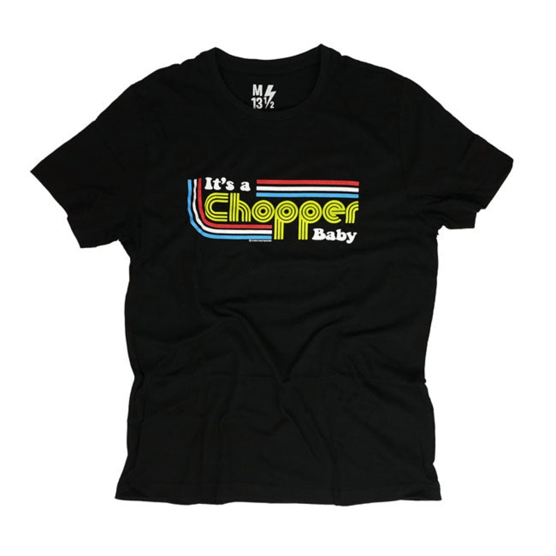 13 And A Half Magazine It’s A Chopper Baby Male T-Shirt Black