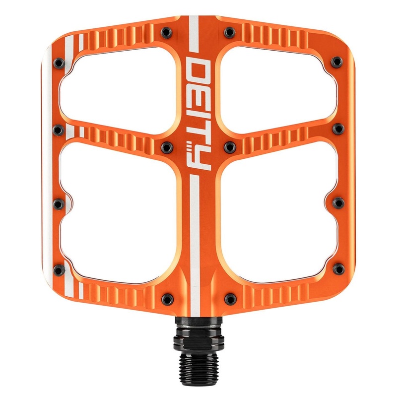 Deity Flat Trak Pedals – Orange