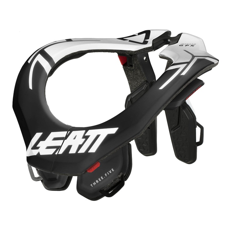 LEATT 3.5 NECK BRACE – BLACK / WHITE
