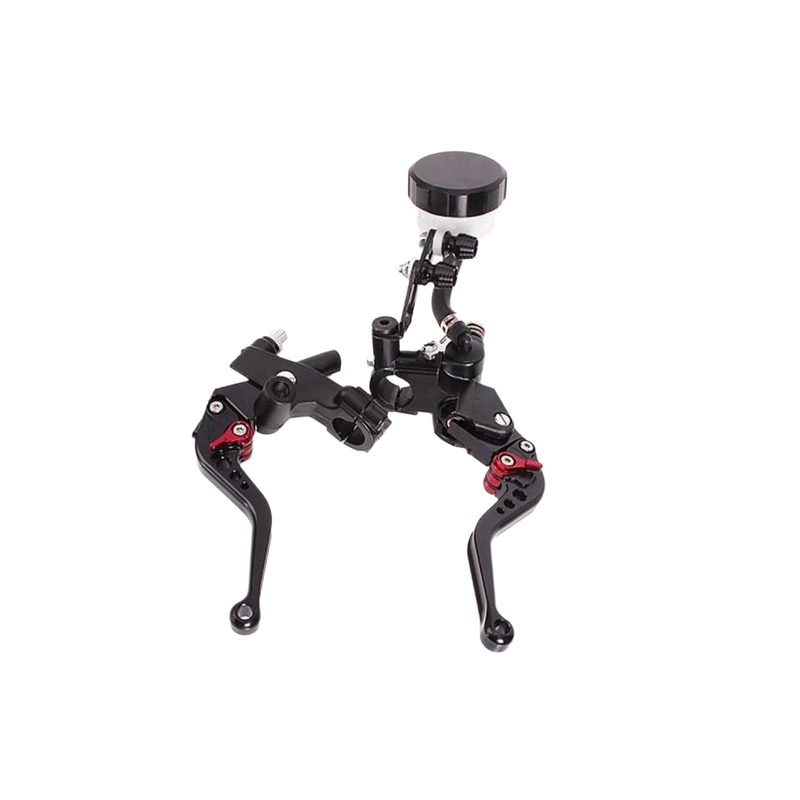 Motorcycle brake and clutch lever CNC PERF 7/8″ black