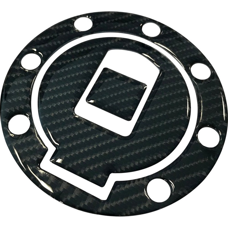 Bike It Fuel Cap Decal 3 Piece Set Carbon Effect For Yamaha Up To 1999 7 Hole