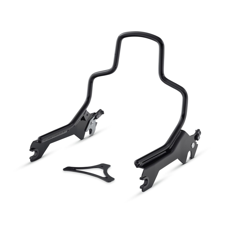 Harley Davidson 52300441 HoldFast Sissy Bar Upright – Short – Gloss Black KIT,BKRST,SHORT,BLACK,240