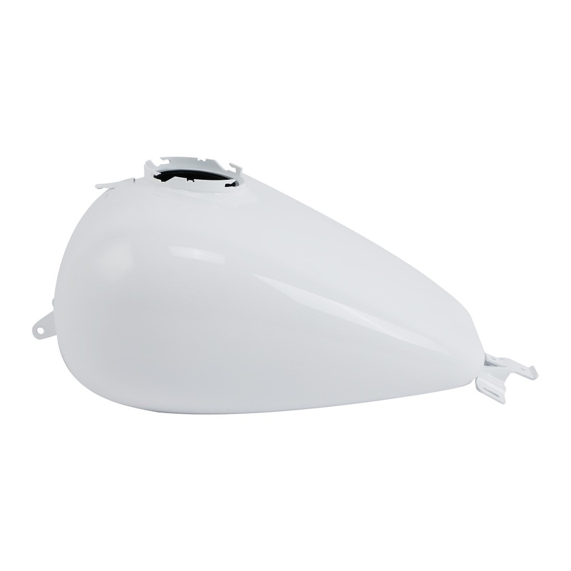 HR3 Stone Washed White Pearl Fuel Gas Tank For 2008-2023 Harley Touring Models