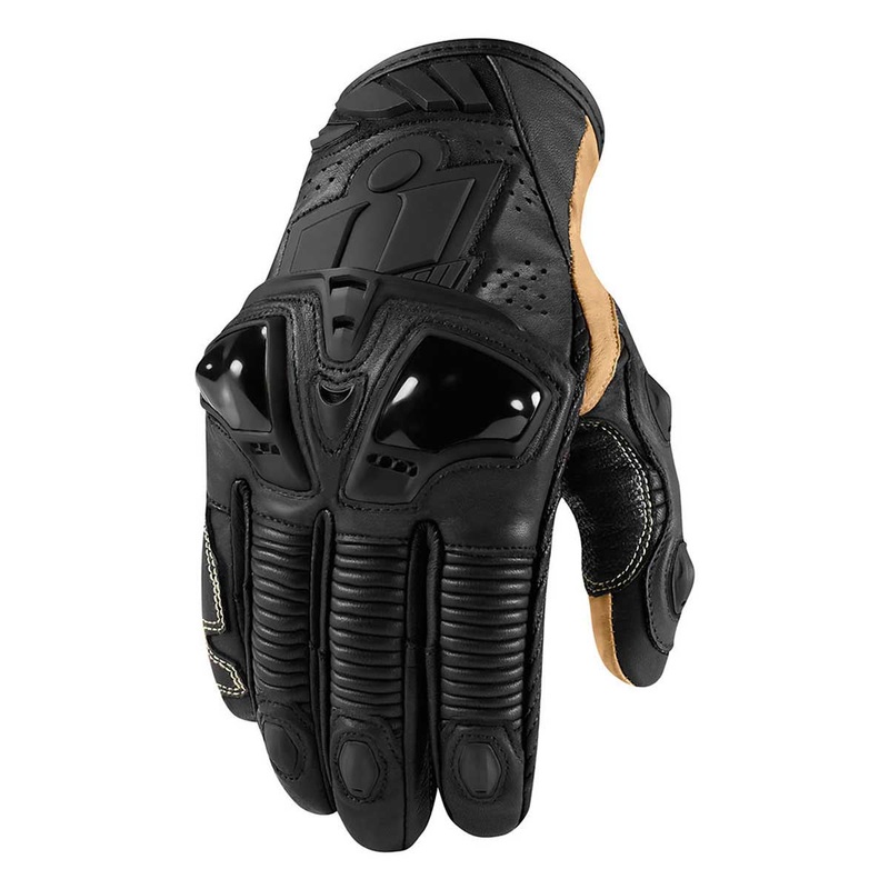 Icon Hypersport Pro Short Gloves Stealth Black
