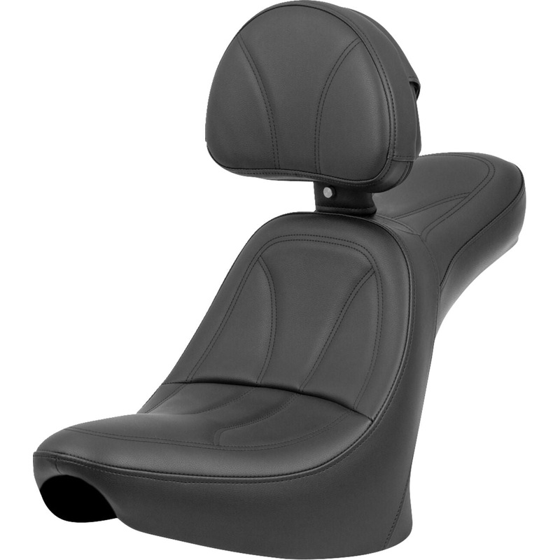 King Seat With Drive’s Backrest – 00-07 Softail