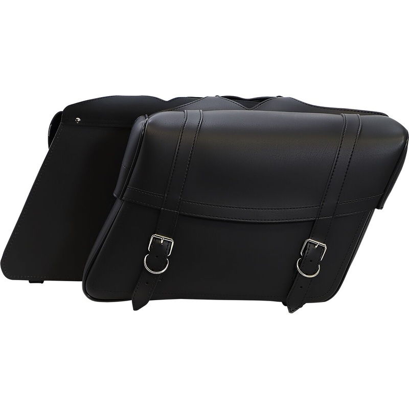 Saddlemen Highwayman Slant-style Saddlebags Black – Jumbo