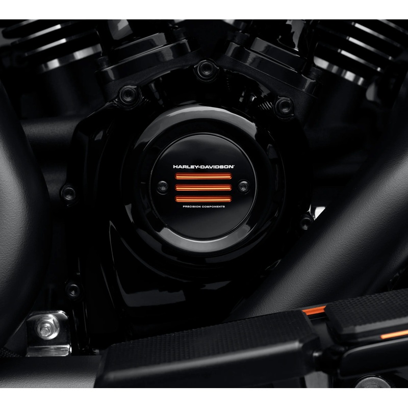 Harley Davidson 25600171 Adversary Timer Cover KIT,TMR CVR,BLACK W/ORANGE