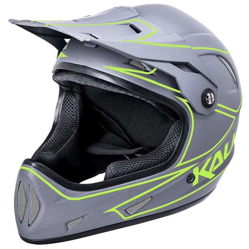 Kali Alpine Rage Cycle Helmet Matt Grey / Fluo Yellow