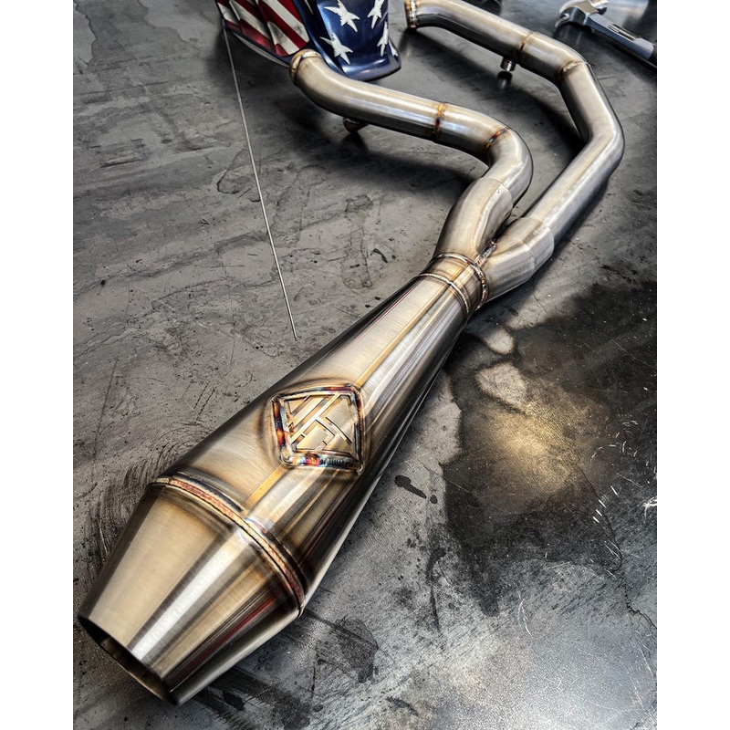 SP Concepts Big Bore Exhaust M8 Touring FLT 2017-Present – Stainless