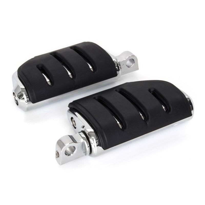 Trident Dually Footpegs with Male Mount – Chrome.