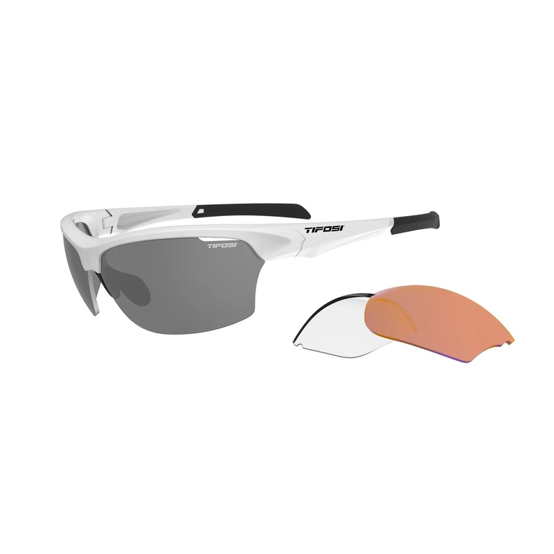 Tifosi Intense Interchangable Lens Cycle Sunglasses Matt White