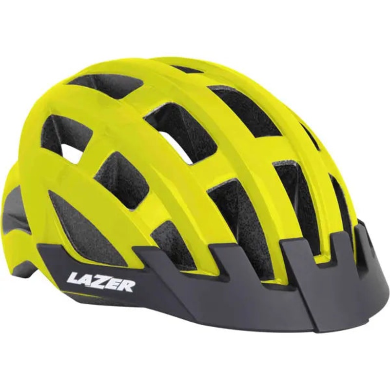 Lazer Compact Cycle Helmet Flash Yellow
