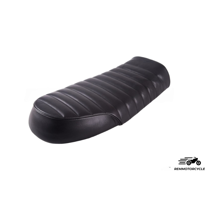 Seat Leather Vintage Black flat