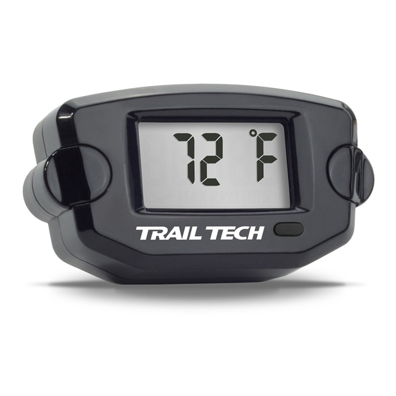 Trail Tech TTO Temperature Meter 12mm Spark Plug – Black