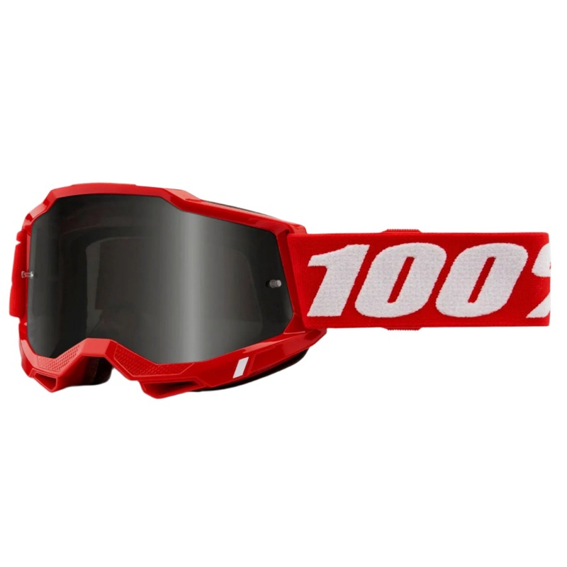 100% Accuri 2 Sand Cycle Goggles Red / Smoke Lens