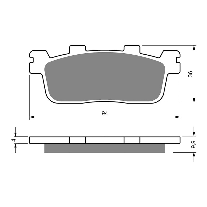 GOLDfren Brake Pads Sintered Sports GF355 – S3 ( P441 )