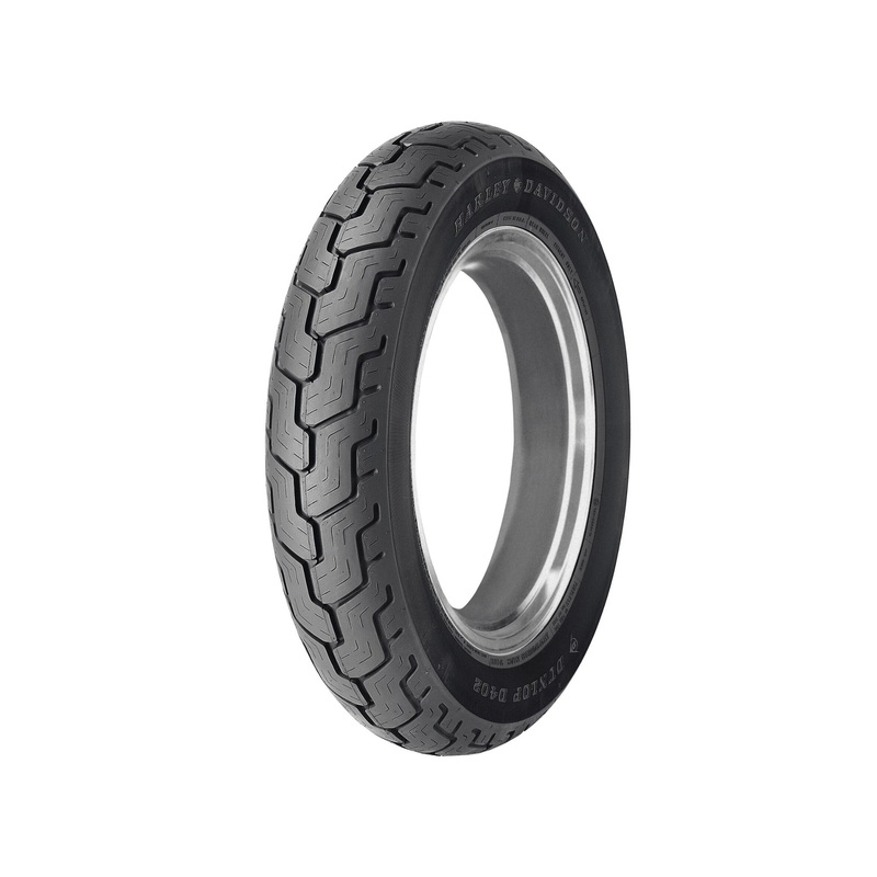 Harley Davidson 43102-91B Dunlop Tire Series – D402 MT90B16 Blackwall – 16 in. Rear TIRE REAR D402 MT90B16 74H BW