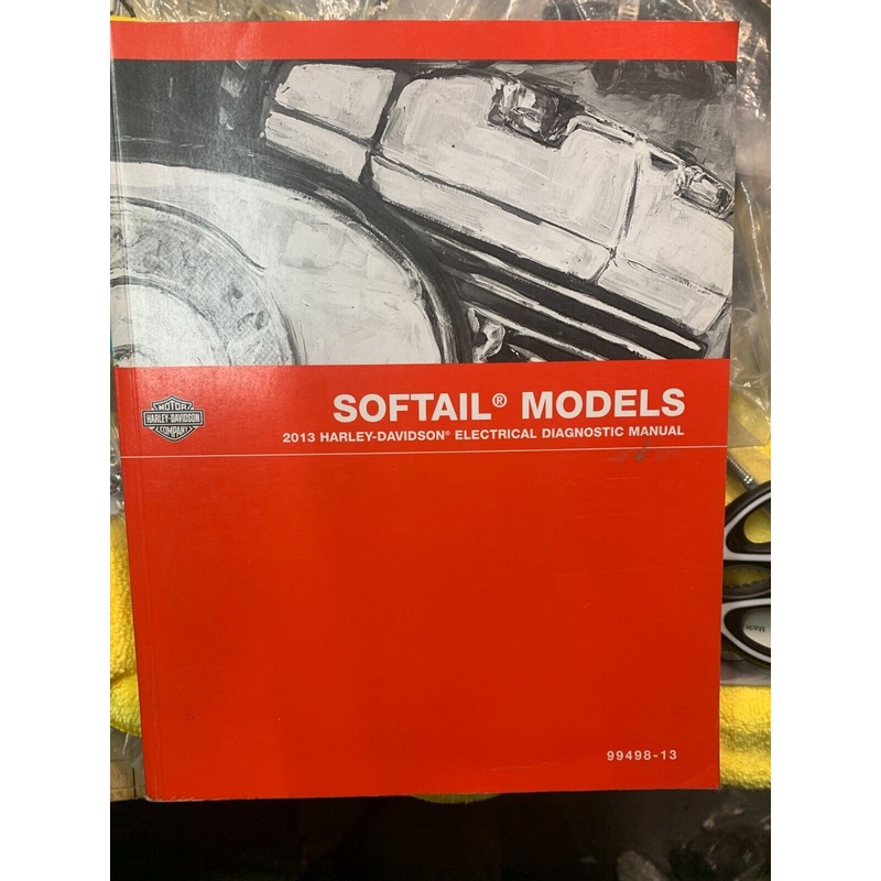 Harley Davidson Softail electronic test manual  2013 diagnose faults ! Genuine