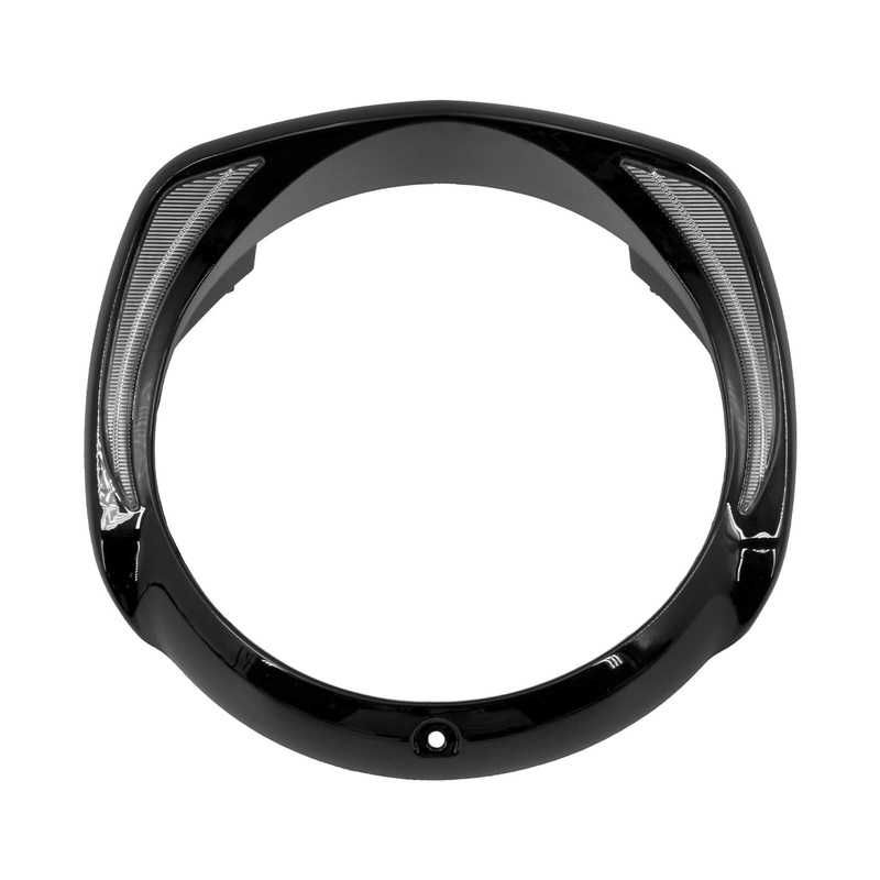 7″ LED Headlight Trim Cover For Harley 2014-2024 | Mactions