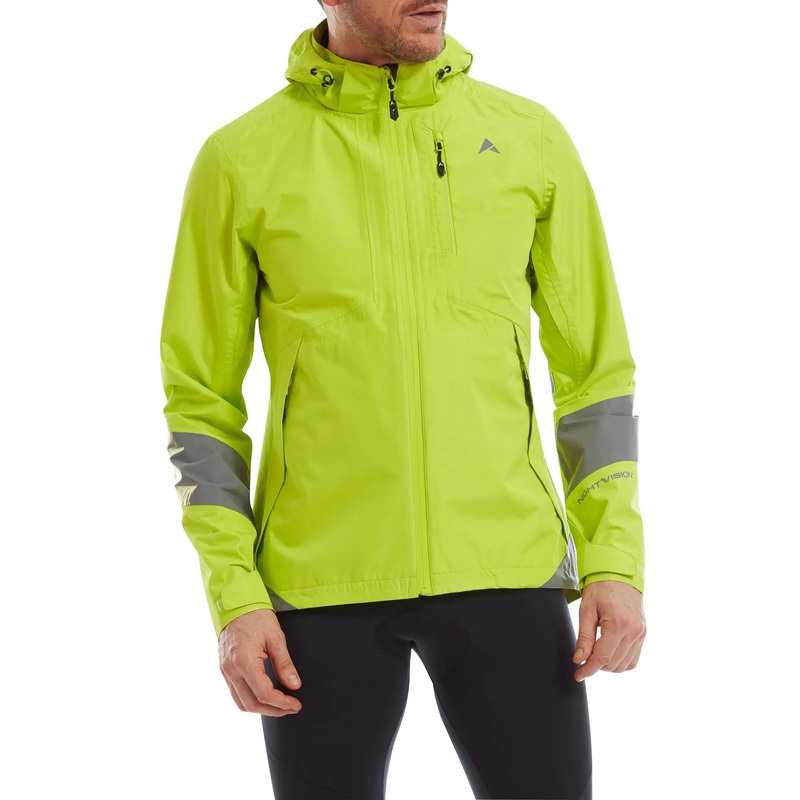 Altura Nightvision Typhoon Waterproof Cycle Jacket Lime