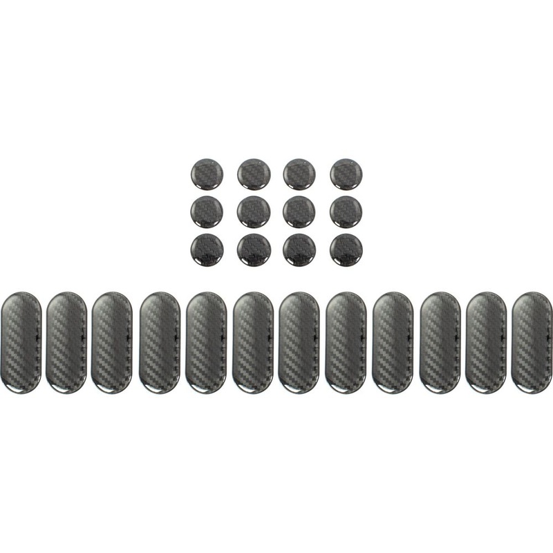 Bike It Carbon Look Spots And Stripes Protection – Pack Of 24