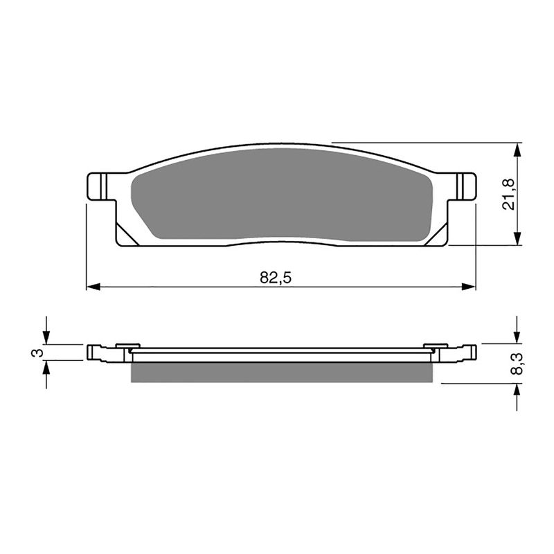 GOLDfren Brake Pads Off-Road Racing GF034 – K5 (PR163)