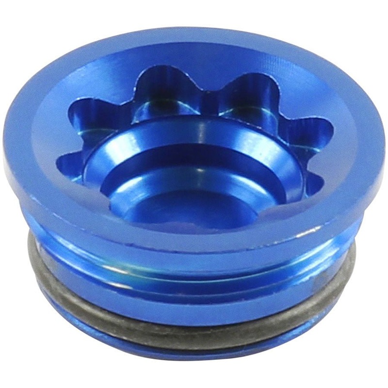 Hope V4 Small/E4 Disc Brake Caliper Bore Cap – Blue