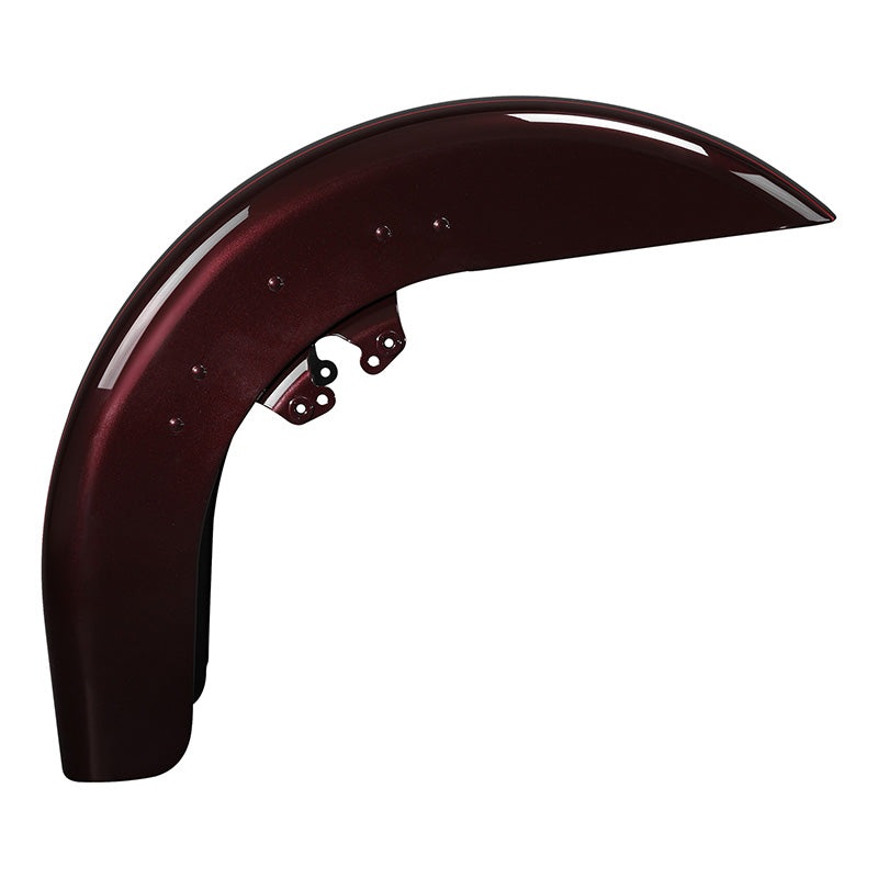 HR3  Midnight Crimson / Vivid Black 2022UL Motorcycle 18″ Wide Tire Front Mudguard Fender For Harley Touring Models 2014-2023