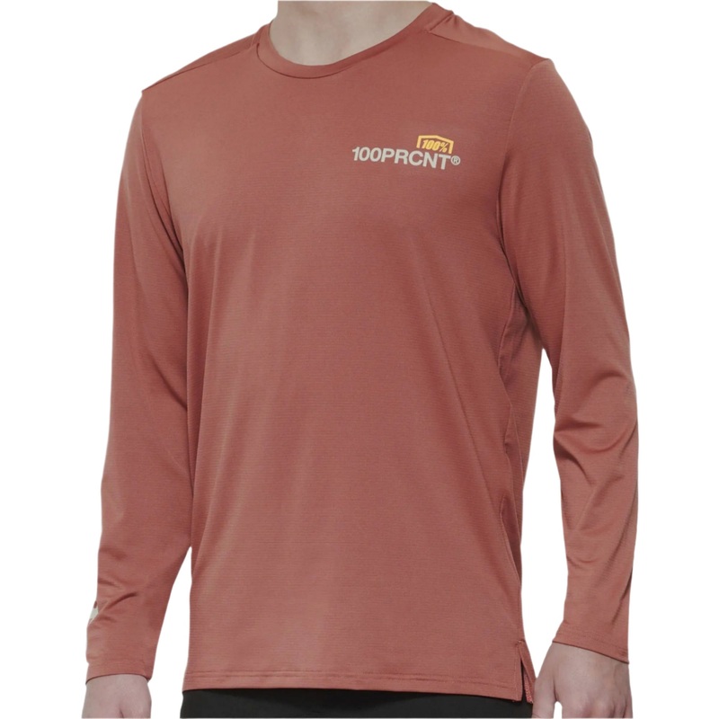 100% Airmatic Long Sleeves Cycle Jersey Cardinal