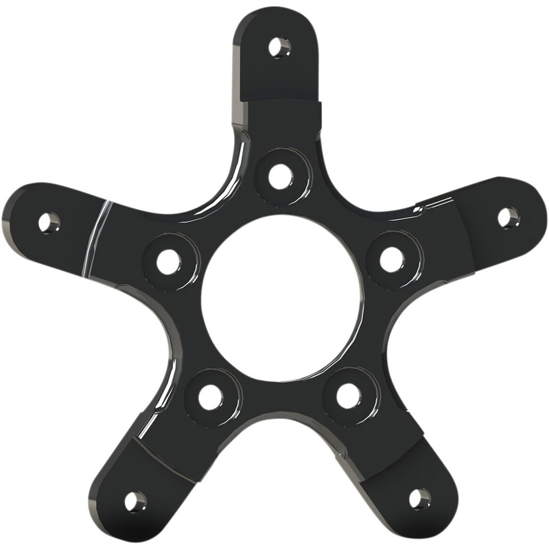11.8″ Front Brake Rotor Adapter Kit, Black – 08+ Touring