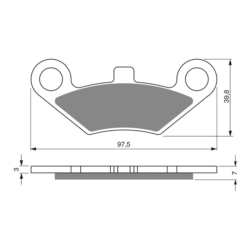 GOLDfren Brake Pads Sintered Sports GF284 – S3