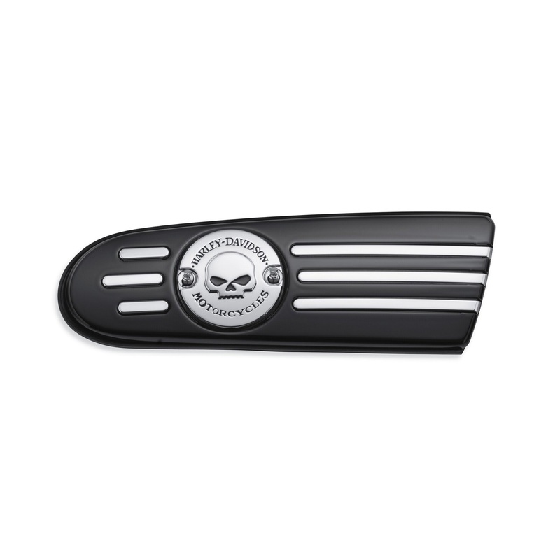 Harley-Davidson 61300654 Willie G Skull Air Cleaner Trim Chrome