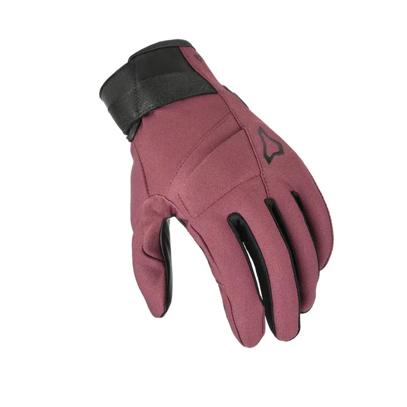 Macna Astrilla Ladies Leather / Textile Gloves Bordeaux / Red