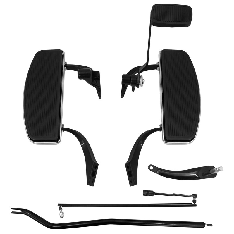 Rider Complete Footboard Kit Forward Control Set for Harley Dyna 2006-2017 | Mactions