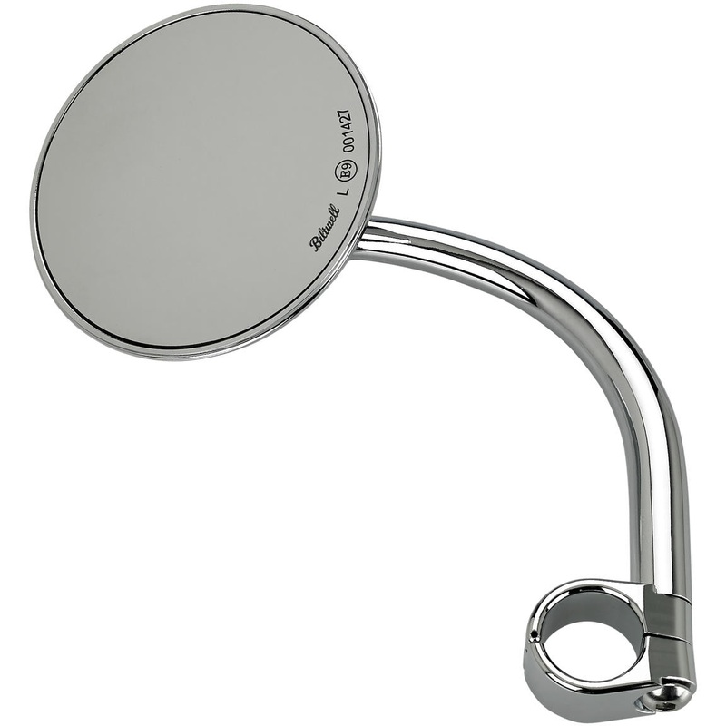 Utility Mirror Round CE Clamp-on – Chrome