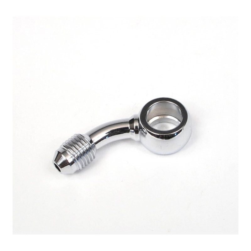 Whites Brake – 10mm Banjo – 45@90 Chrome Steel